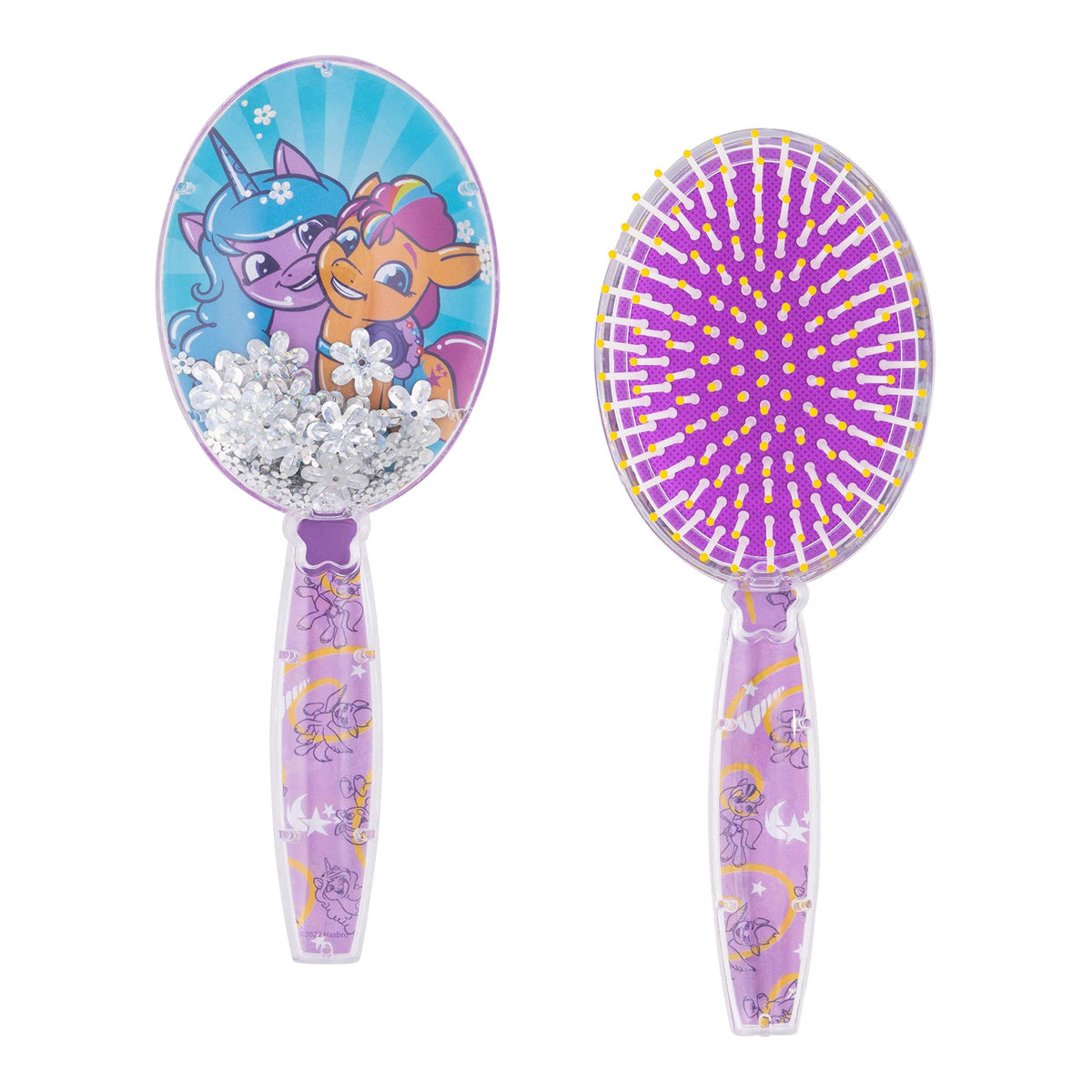 Magical Unicorn Hair Brush with Sparkling Stars