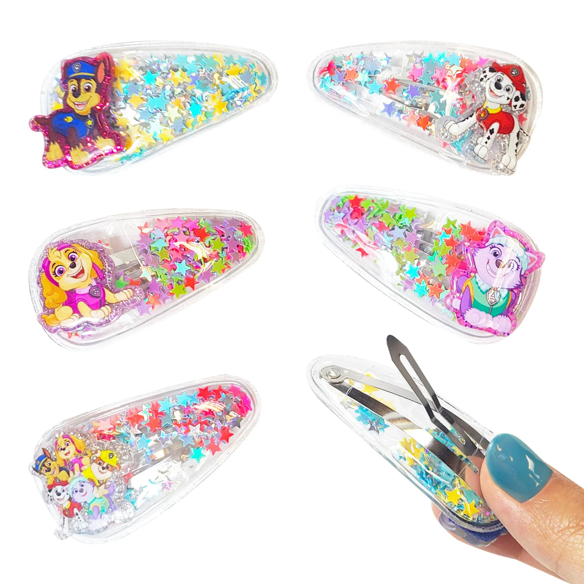 Paw Patrol Toys 6 pc. Cute Hair Clips For Girls