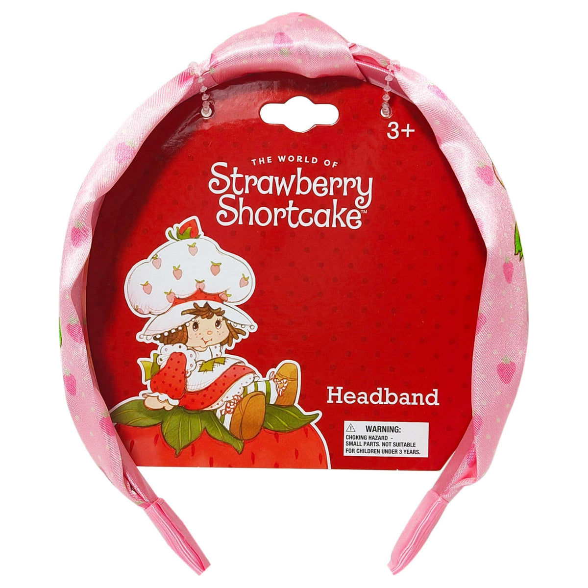 Strawberry Shortcake Knotted Headband