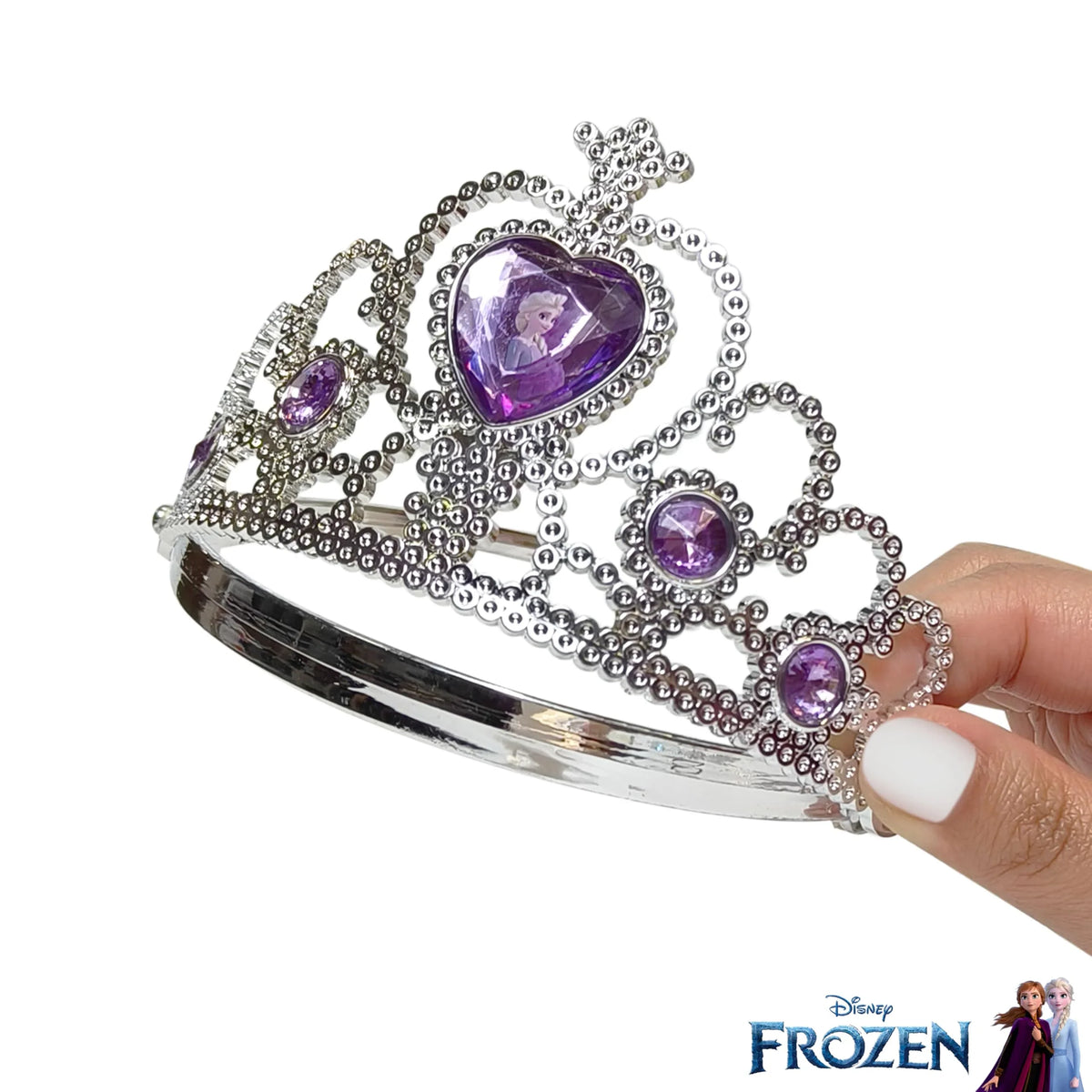 Disney Frozen Elsa Tiara with purple gems, officially licensed girls' accessory from LuvHer Shop