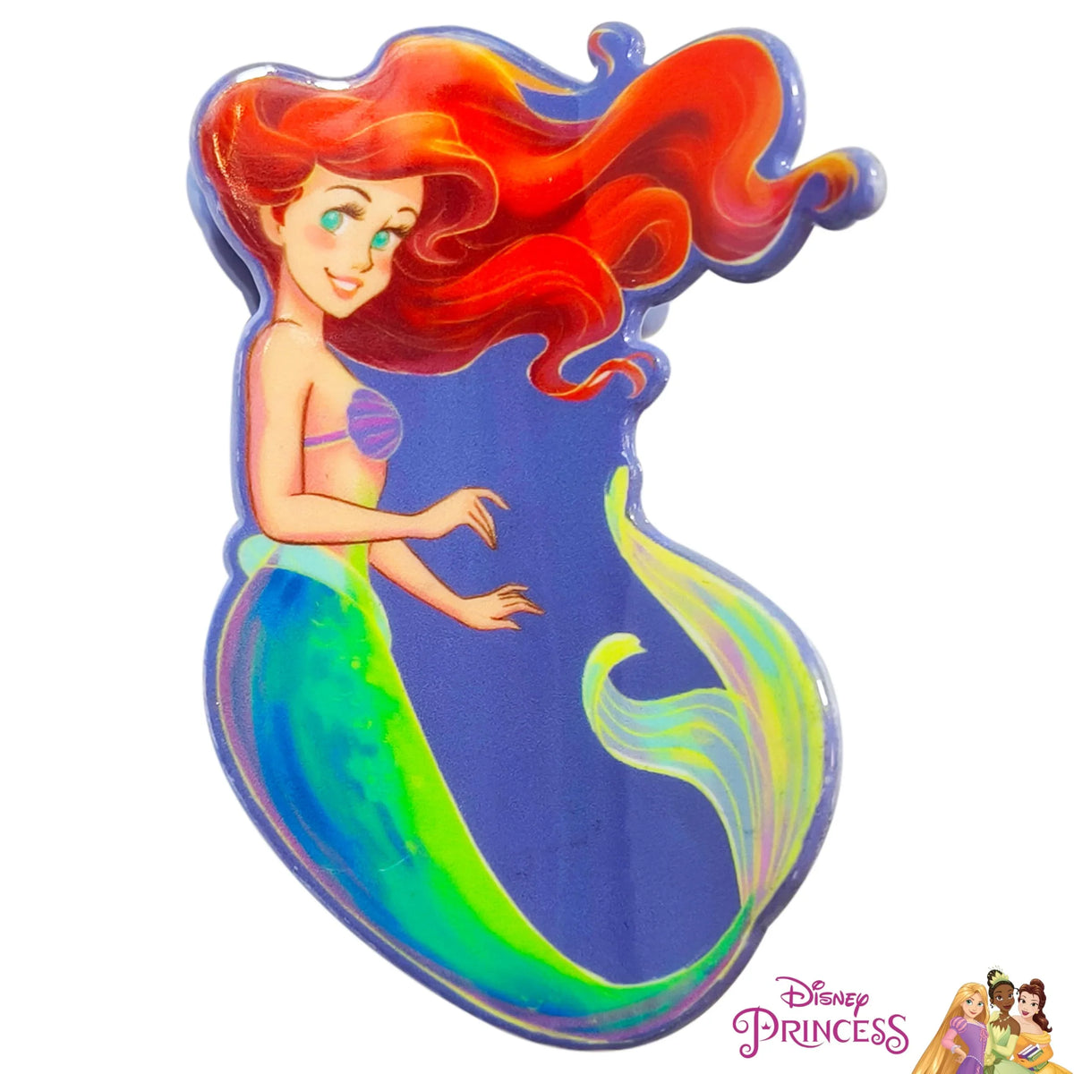 Disney Princess Ariel hair accessory featuring vibrant red hair and green mermaid tail