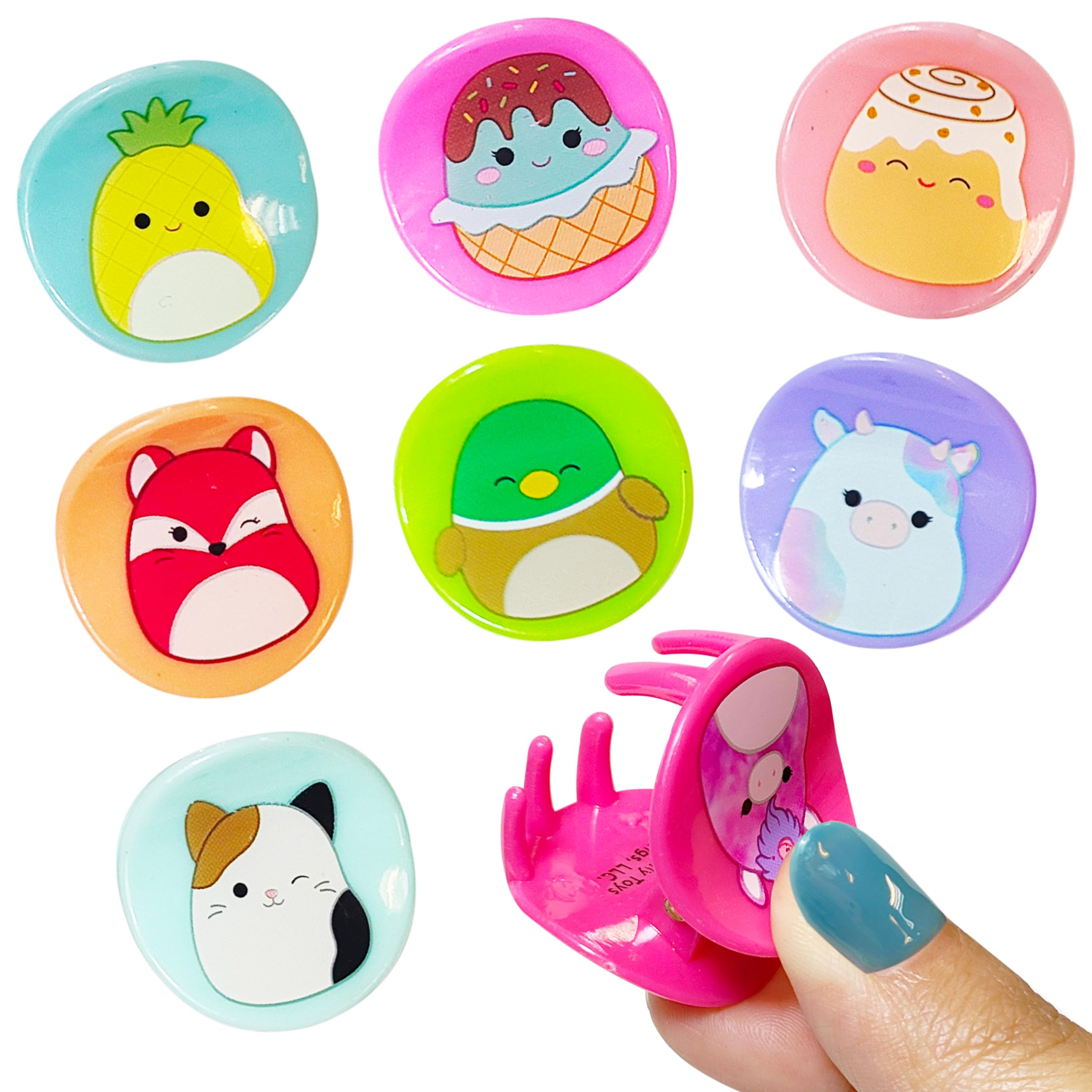 Glam Up Your Look with Squishmallows Butterfly Hair Clips - 8 Cute Hair Clips with Small Claw Clips for Every Occasion - Multi Color - Ages 3+ - LuvHer Shop