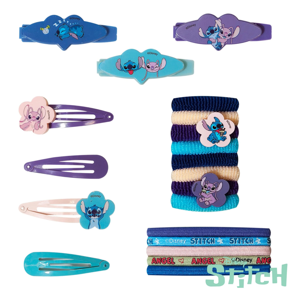 Stitch Hair Clip Set - 20 Pack