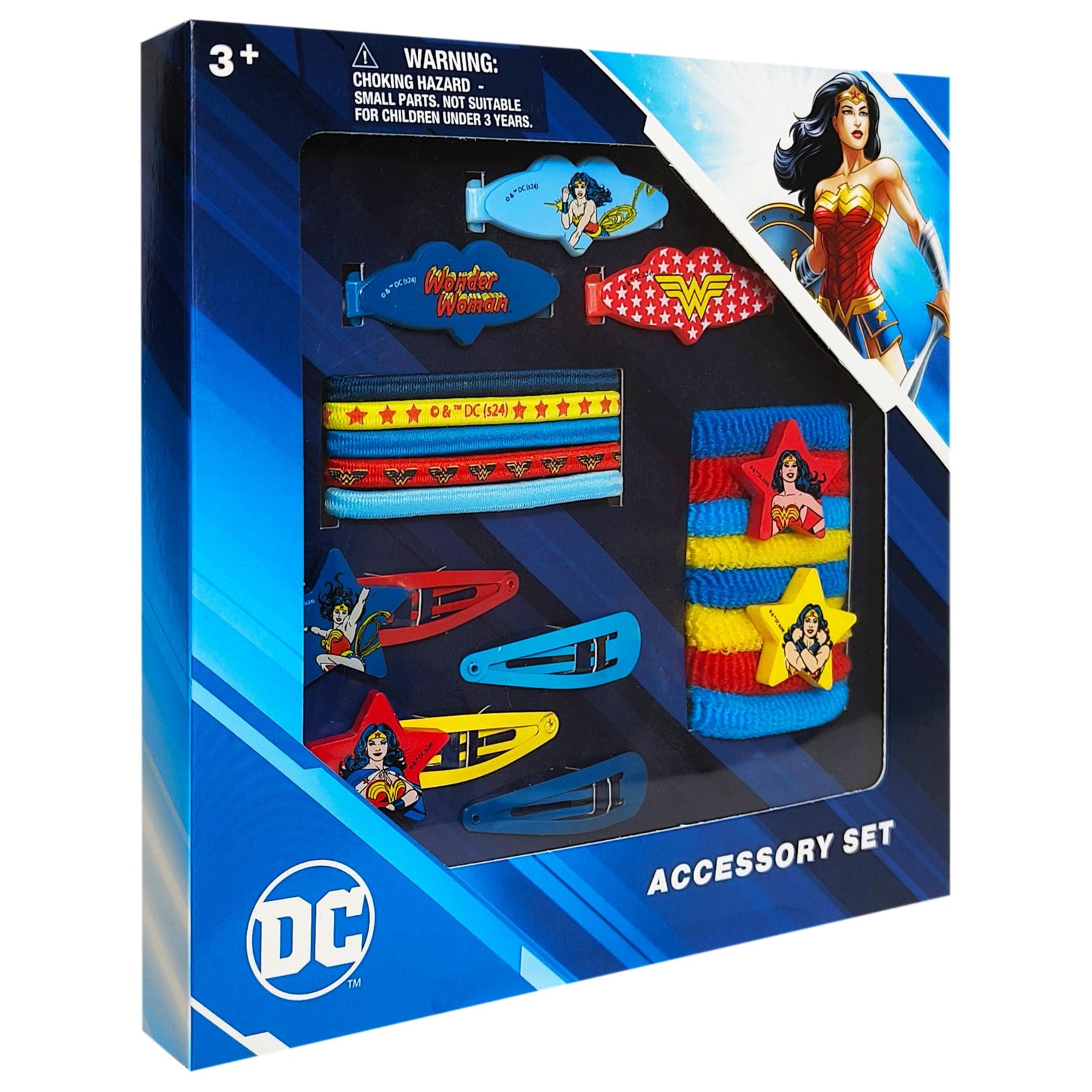 Wonder Woman Girls' Hair Accessories Set - 20 Pack