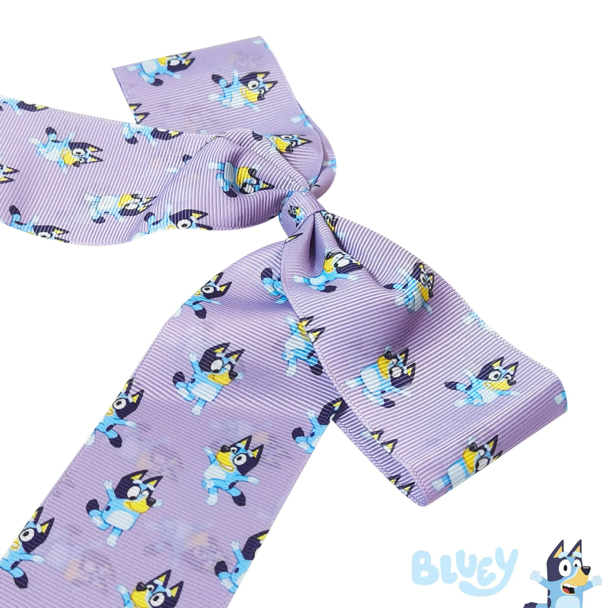 Bluey girls' hair bow with playful Bluey prints, official Disney accessory from LuvHer Shop