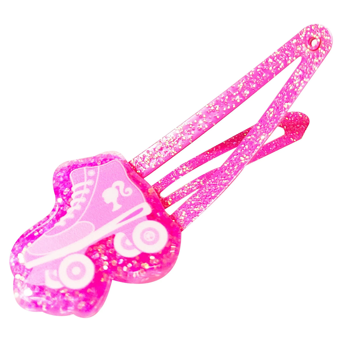 Barbie Pink Glitter Roller Skate Hair Clip girls' accessory from LuvHer Shop