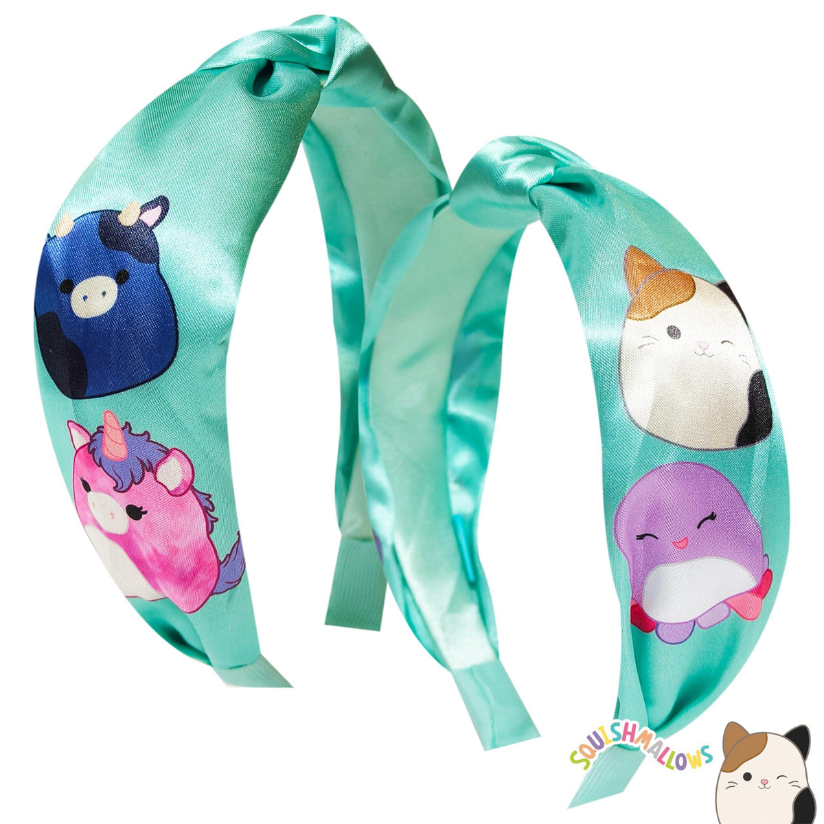 Squishmallows Knotted Headband - Thick and Durable