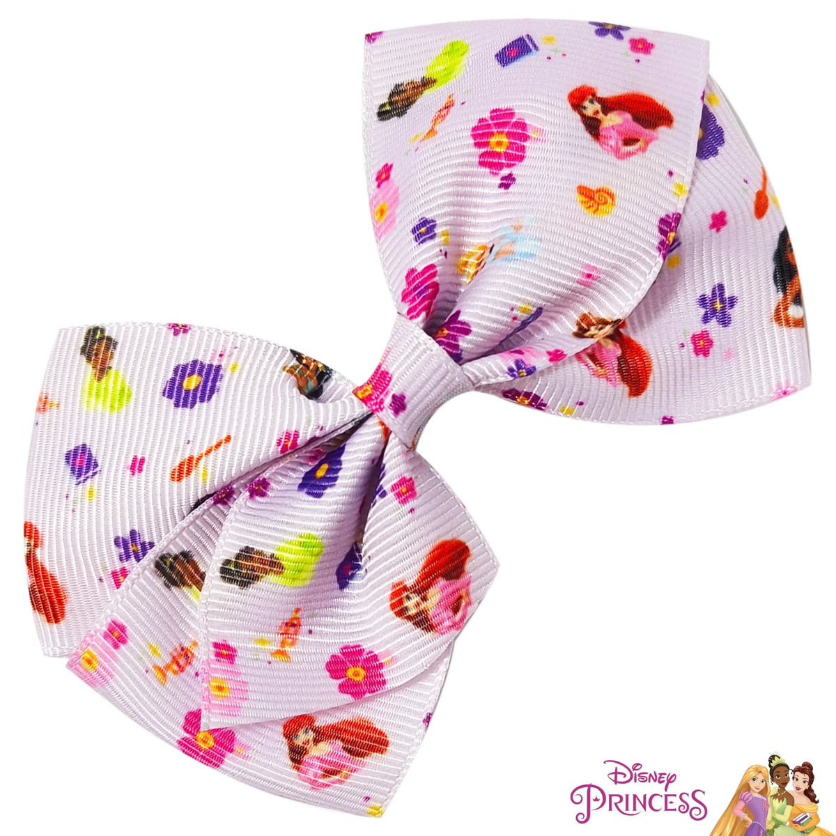 Disney Princess Printed Girls' Hair Bows - 7 Pack