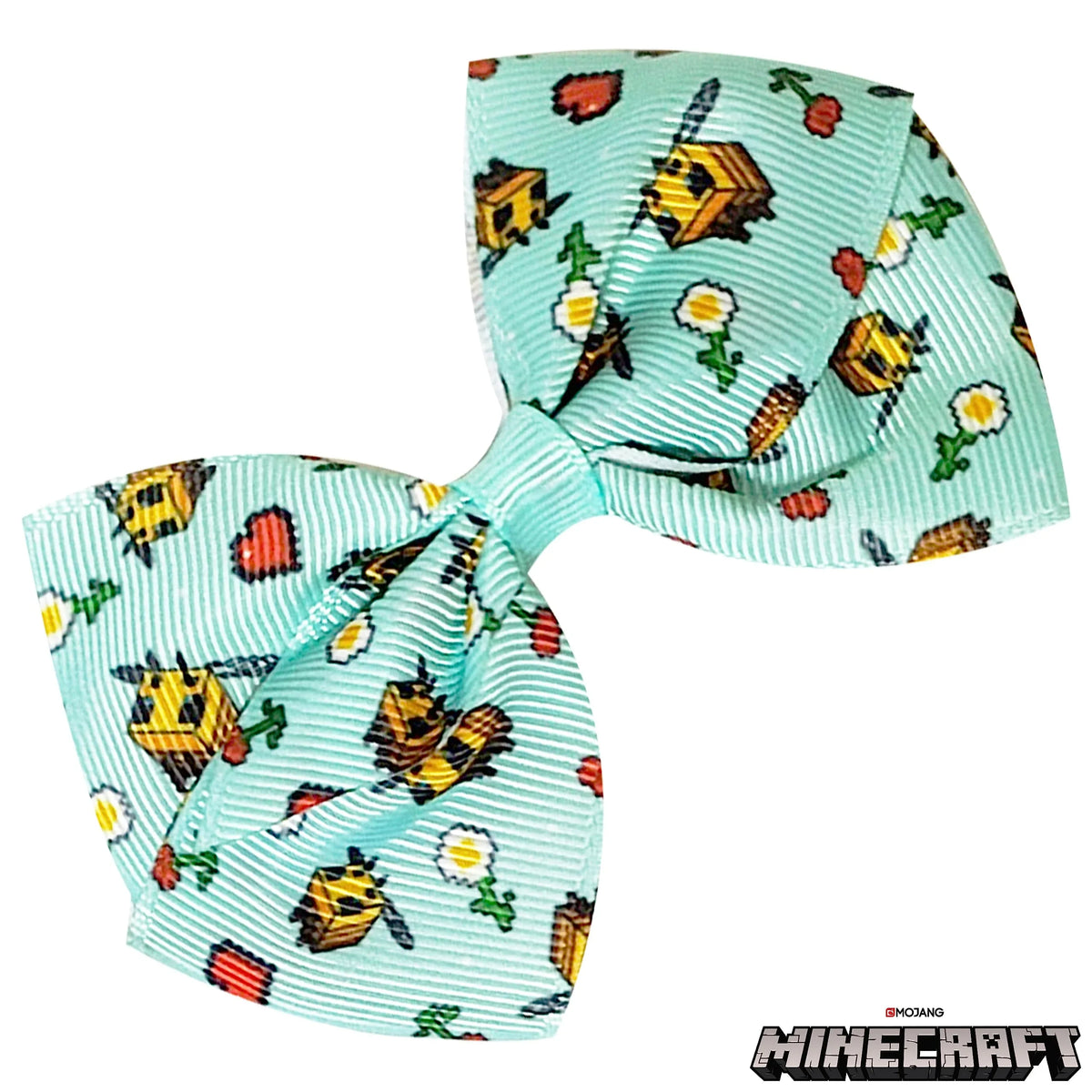 MINECRAFT Kids Hair Bows - Hair Accessories Gift Set