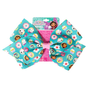 LUV HER Cute Gabby's Dollhouse Single Hair Bow For Girls - One Large Printed Hair Bow Featuring your Favorite Character Cakey - Alligator Clip - Birthday Gift for Girls Ages 3+ - LuvHer Shop