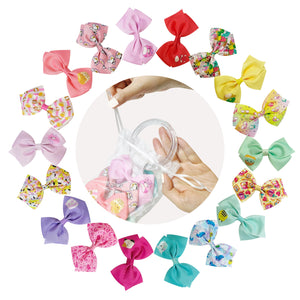 LUV HER Special Squishmallows Hair Accessory for Girls! 18pc Hair Bow with Aligator Clips, age 3+ - LuvHer Shop