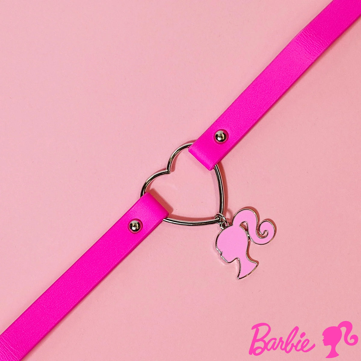 Barbie Pink Choker Necklace - Perfect for Costumes and Dress-Up