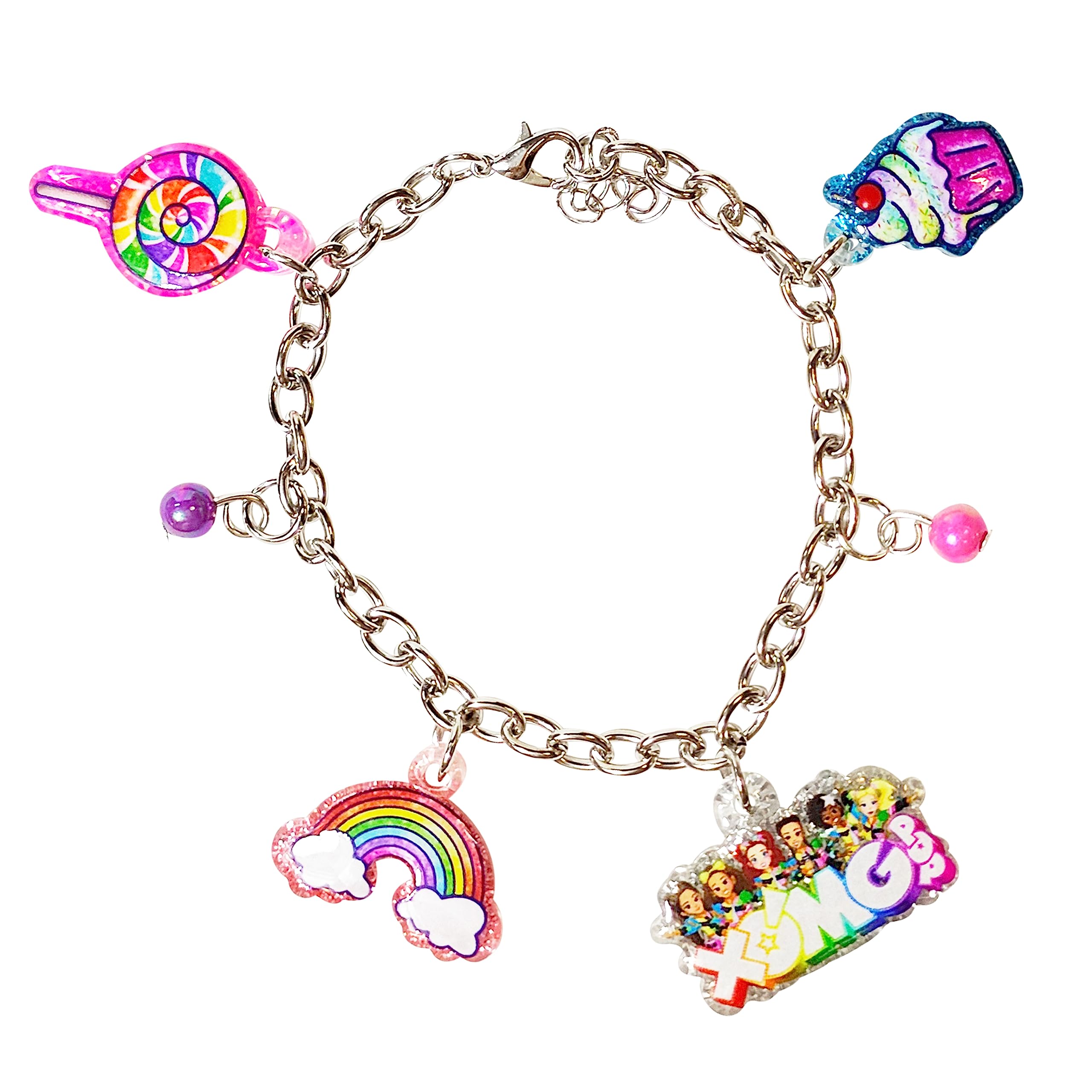 LUV HER XOMG POP 7" Bracelet with Metal Charms Ages 3+ - LuvHer Shop