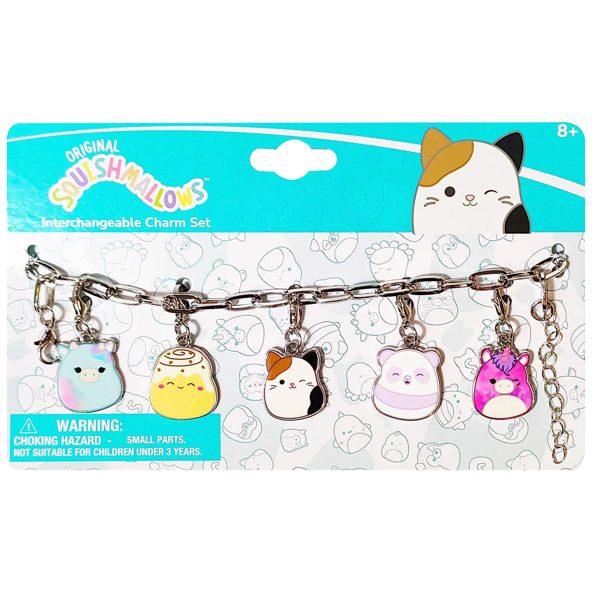 Squishmallows Girls "Add a Charm" Toy Bracelet SEt