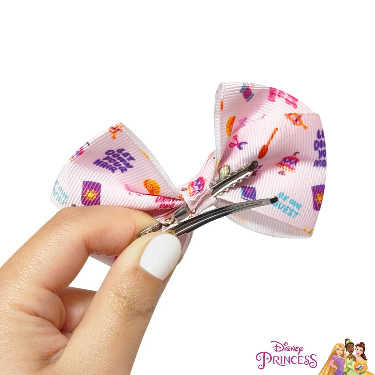Disney Princess Printed Girls' Hair Bows - 7 Pack