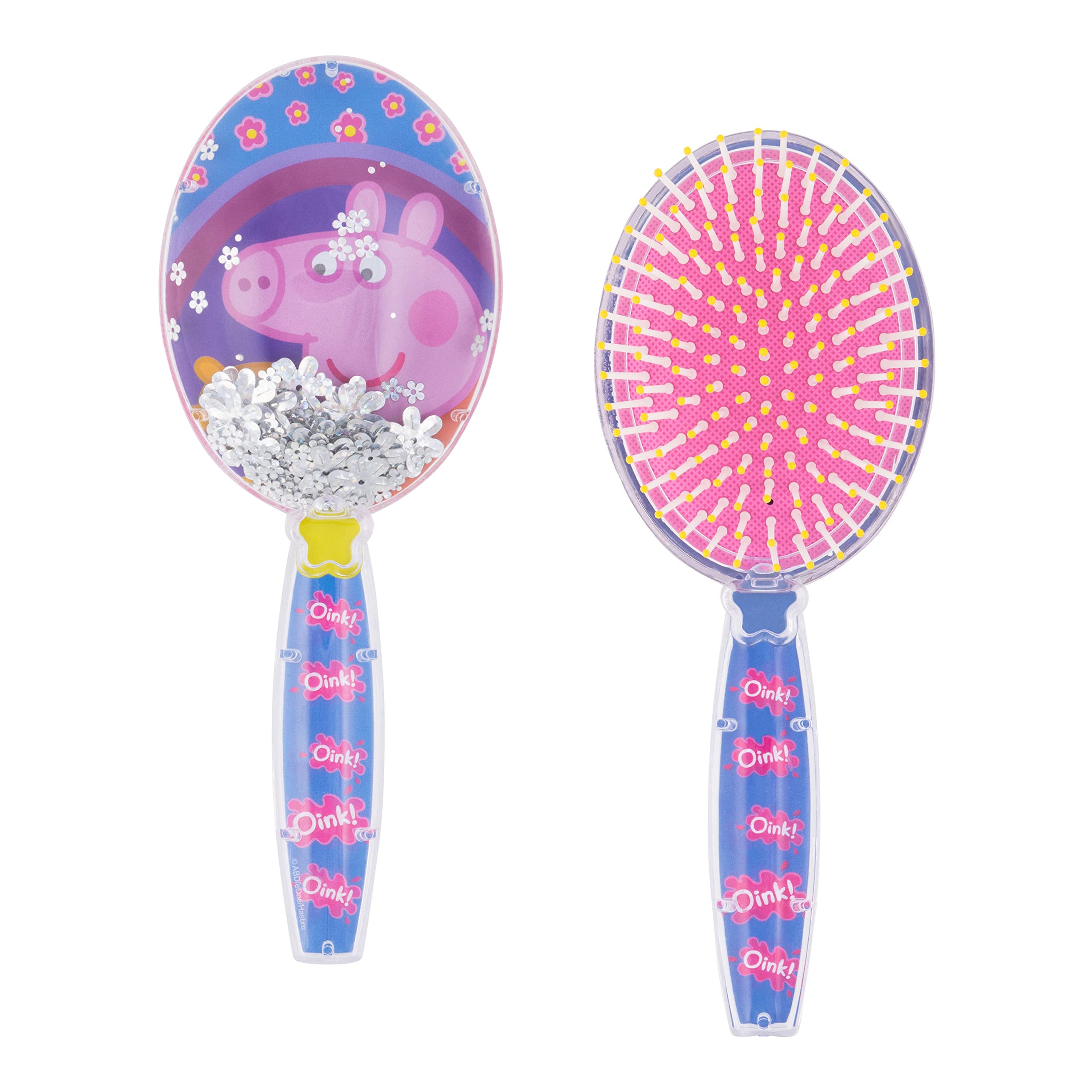 Hair Brush with Magical Sparkling Stars Confetti Hair Brush - Kids Hair Brush Ages 3+ - LuvHer Shop