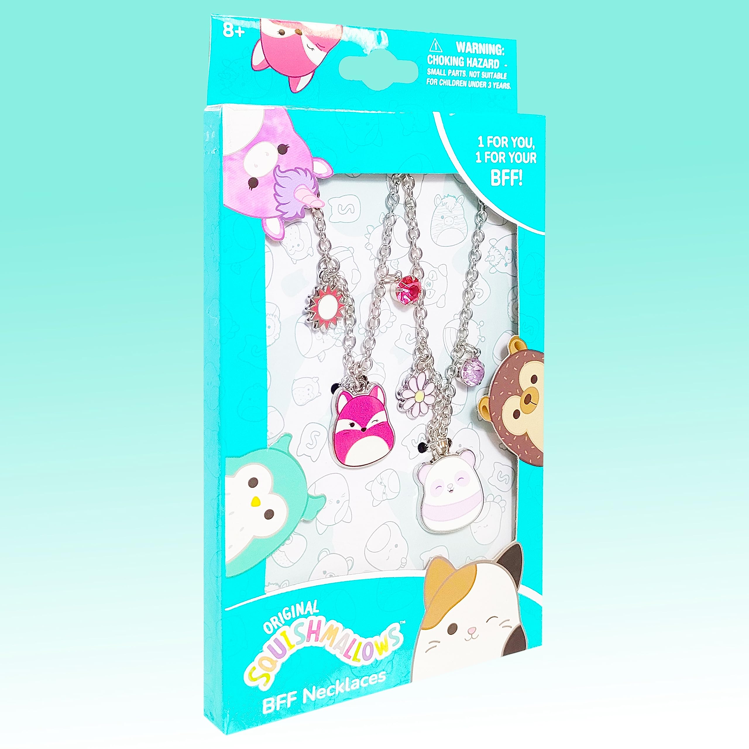 LUV HER Squishmallows Premium BFF Necklaces -Squishmallows Better Girls Jewelry - one Squishmallows for you one for your BFF - Ages 3+ - LuvHer Shop