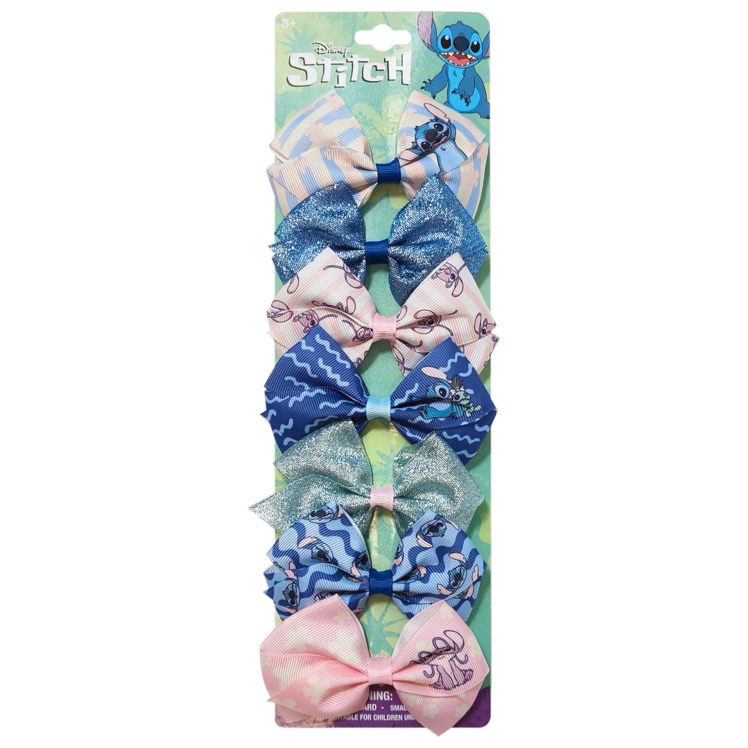 Licensed Girls Hair Bows - The Stitch Themed Hair Accessories...