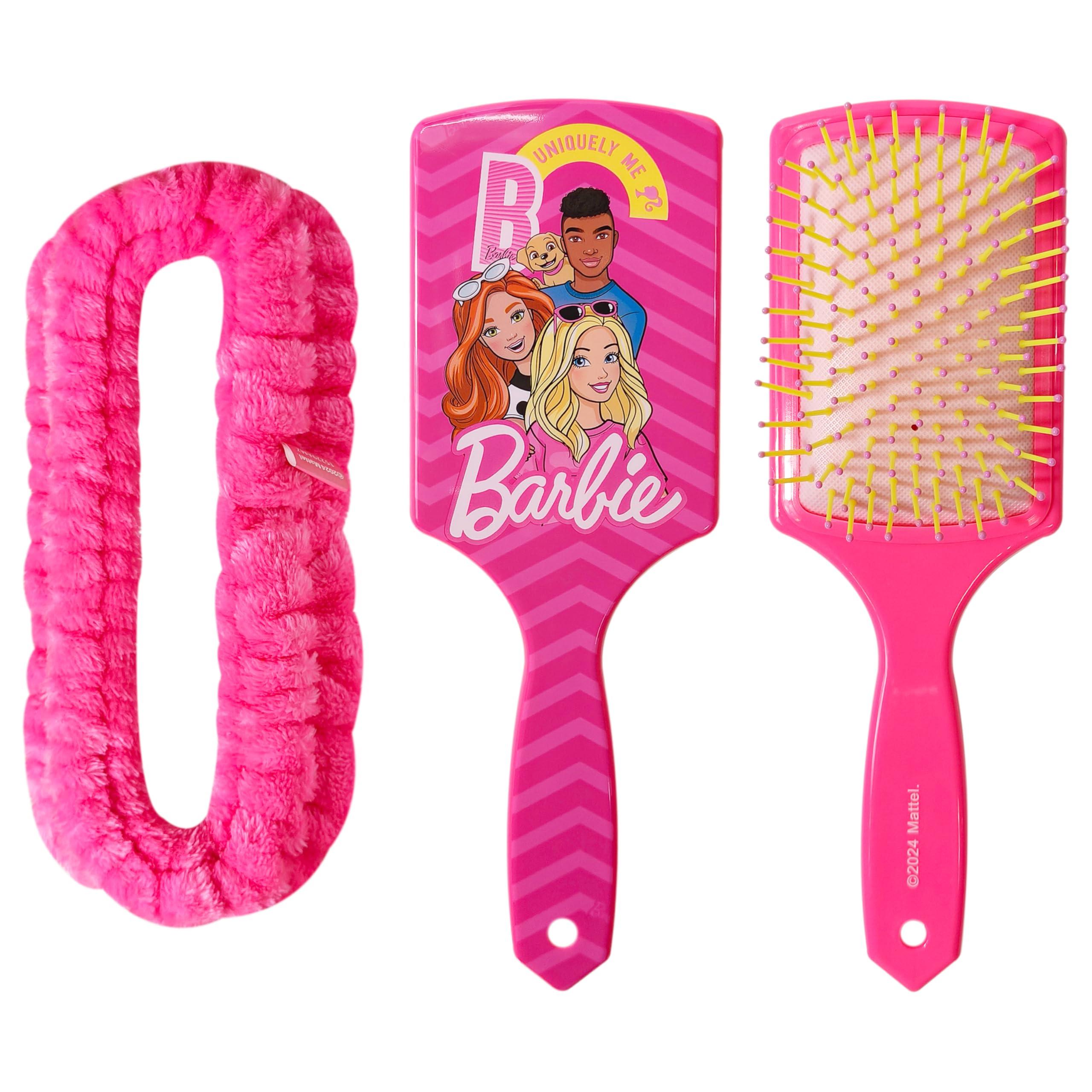 Barbie Kids Hair Brushes & Spa Headband Set
