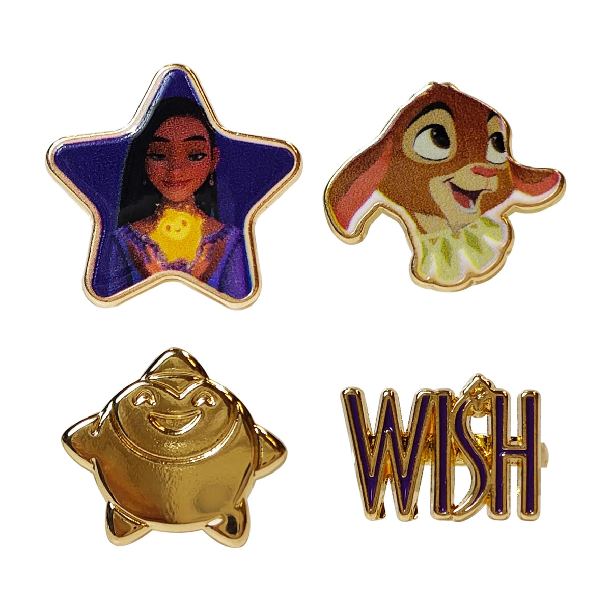 Disney Wish Adjustable Charm Ring Set