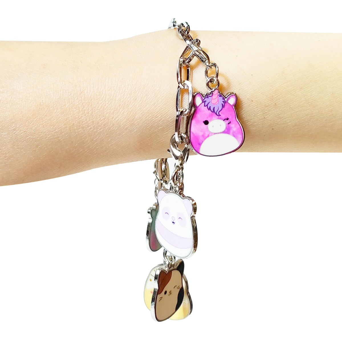 Squishmallows Girls "Add a Charm" Toy Bracelet SEt