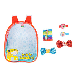 LUV HER Cocomelon Backpack with Hair Styling Accessories for Kids - Blue - LuvHer Shop