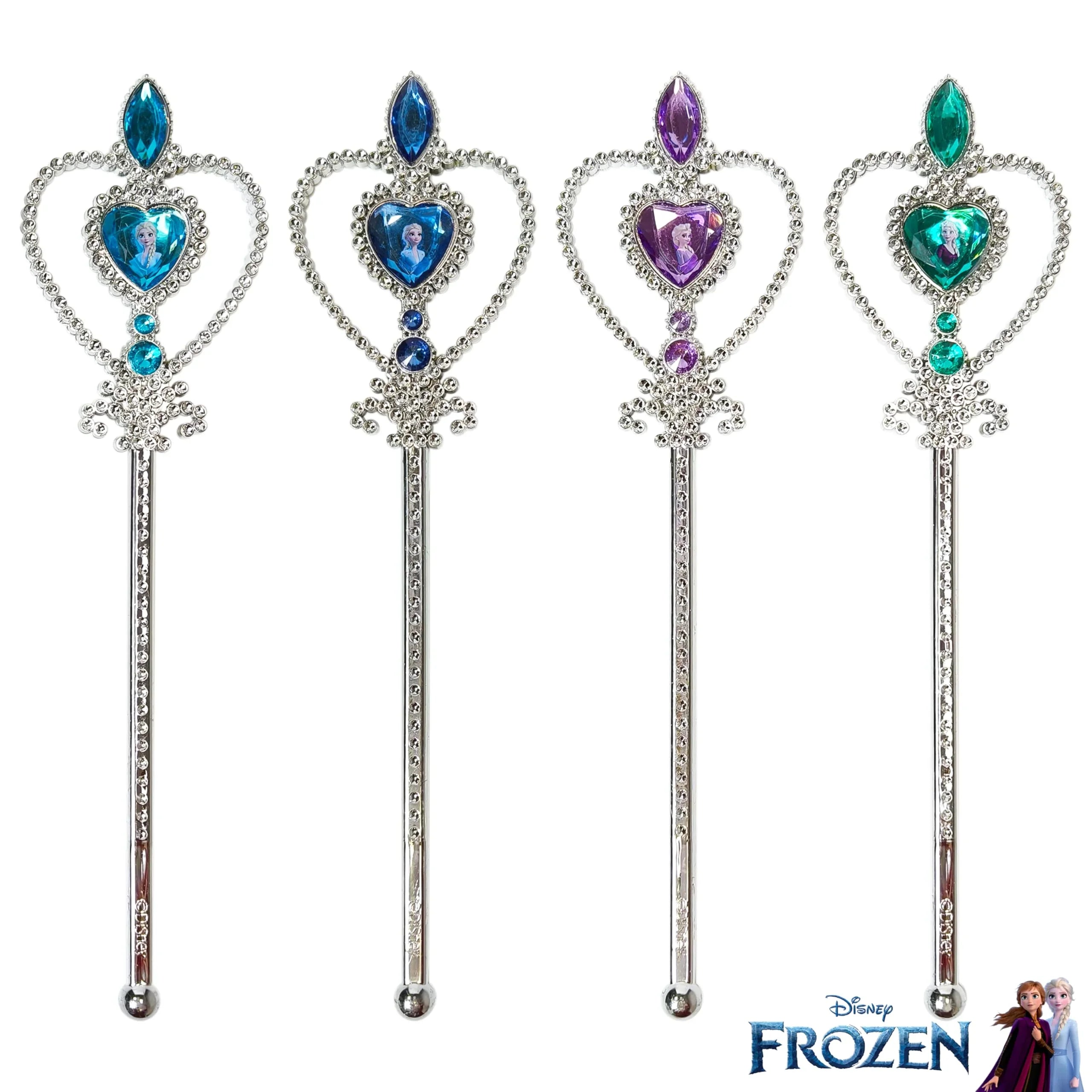 Frozen-Themed Princess Crown & Wand Set - 8 Pack Includes 4...