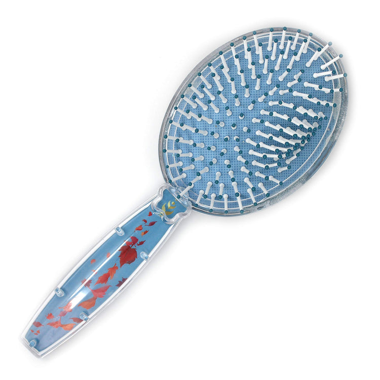 Frozen 2 Girls Gold Leaf Confetti Hair Brush, Gold - LuvHer Shop