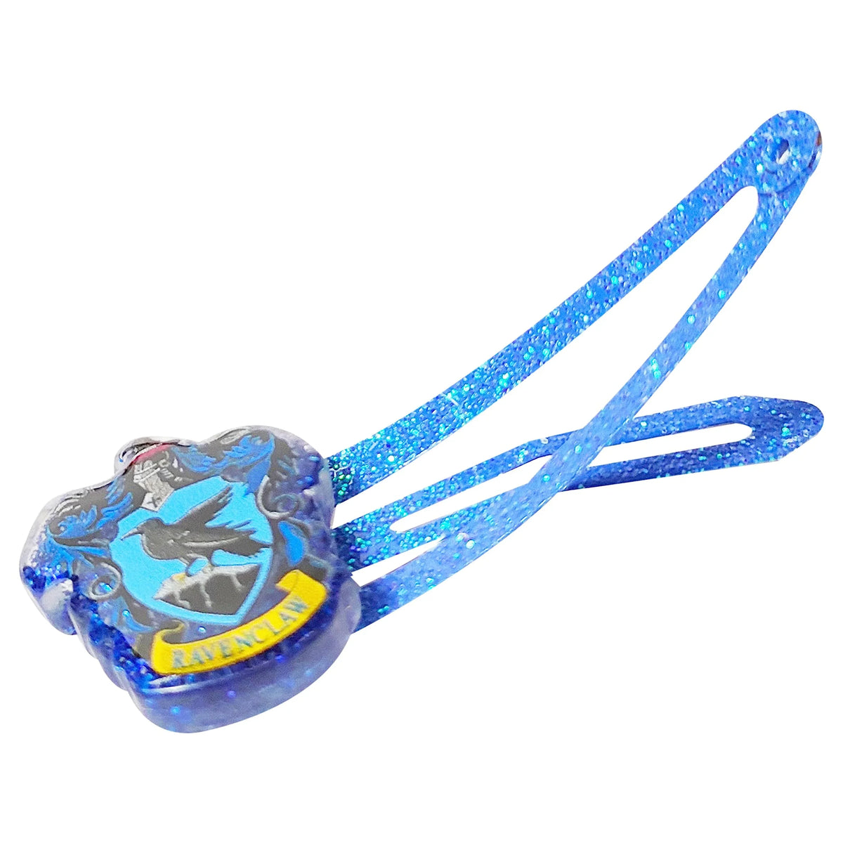 Harry Potter Ravenclaw glitter hair clip for girls, blue sparkle barrette, LuvHer Shop