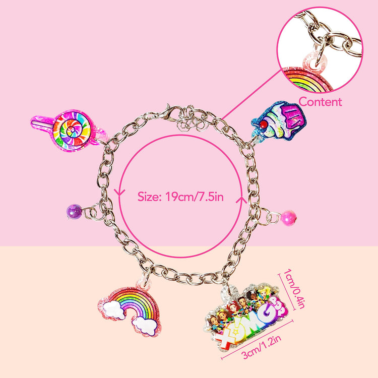 LUV HER XOMG POP 7" Bracelet with Metal Charms Ages 3+ - LuvHer Shop