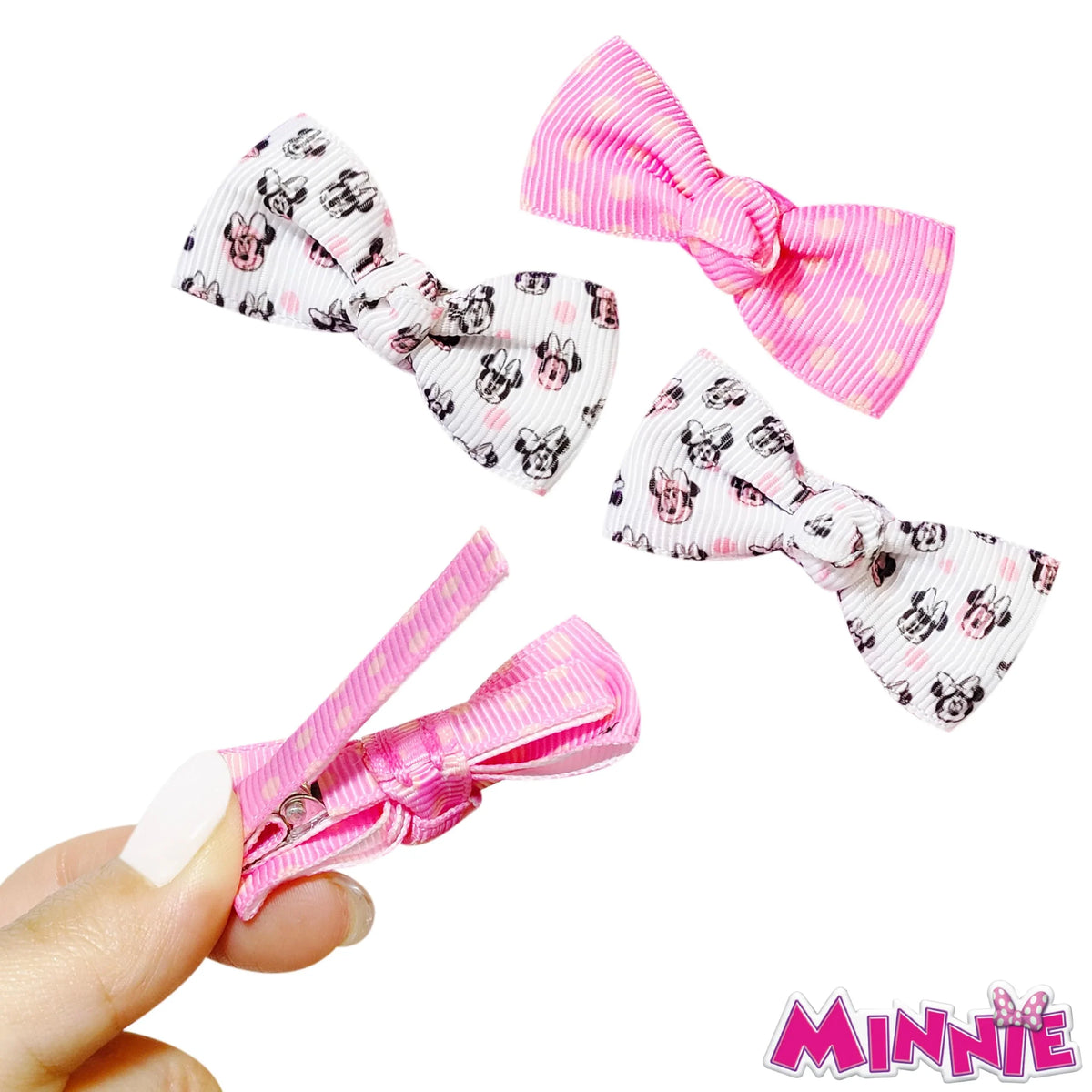 Baby Girl Bows 4 Fully Lined With Soft Fabric Baby Bows...