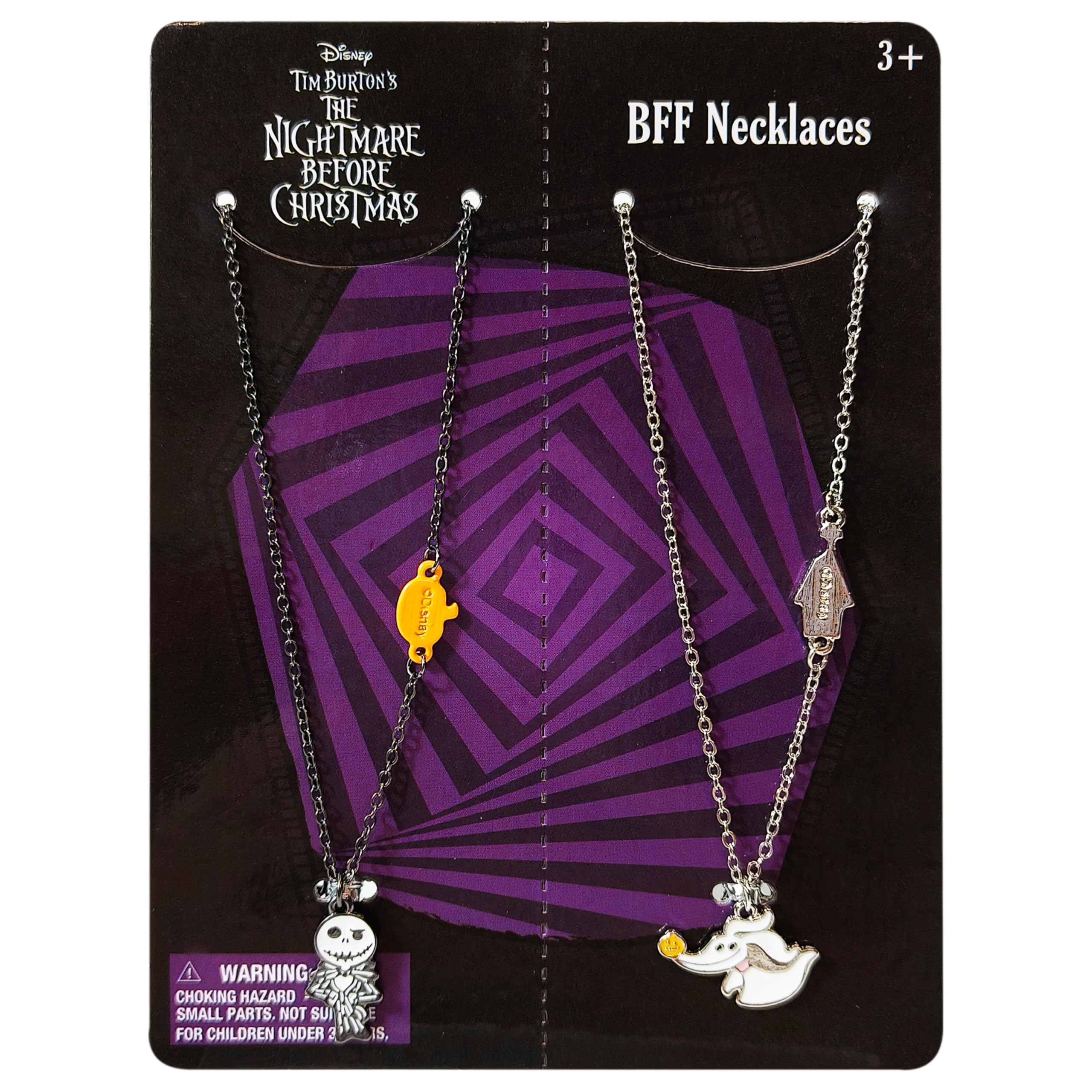 LUV HER Disney Nightmare Before Christmas BFF Necklace Set, Girls Friendship Gift for Ages 3+ - LuvHer Shop