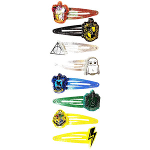 Harry Potter Kids Hair Clips for Girls Snap Clips 8 Pack Multi Color Ages 3+ - LuvHer Shop