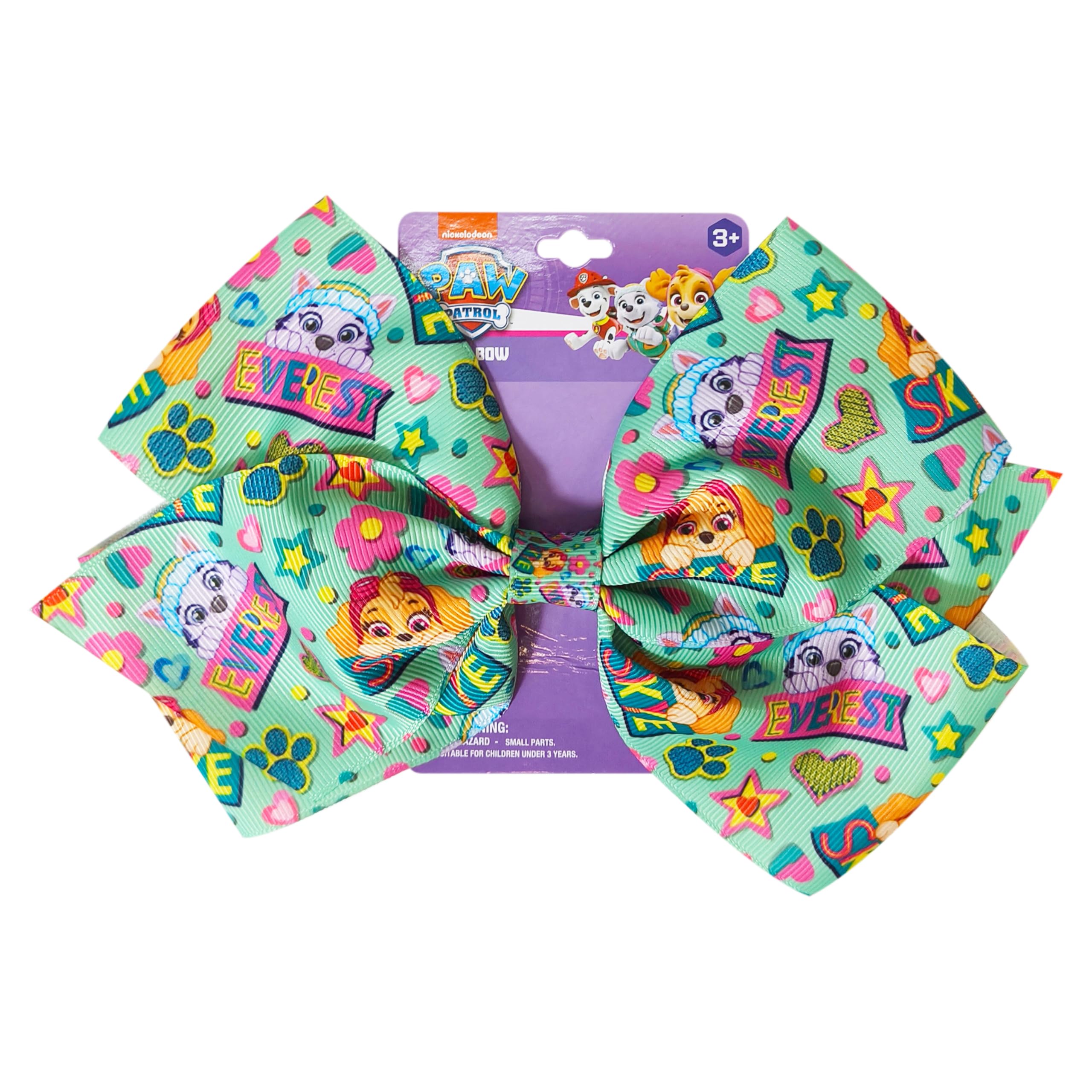 LUV HER Cute Paw Patrol Single Hair Bow For Girls - One Large Printed Hair Bow Featuring your Favorite Paw Patrol Characters - Alligator Clip - Birthday Gift for Girls Ages 3+ - LuvHer Shop