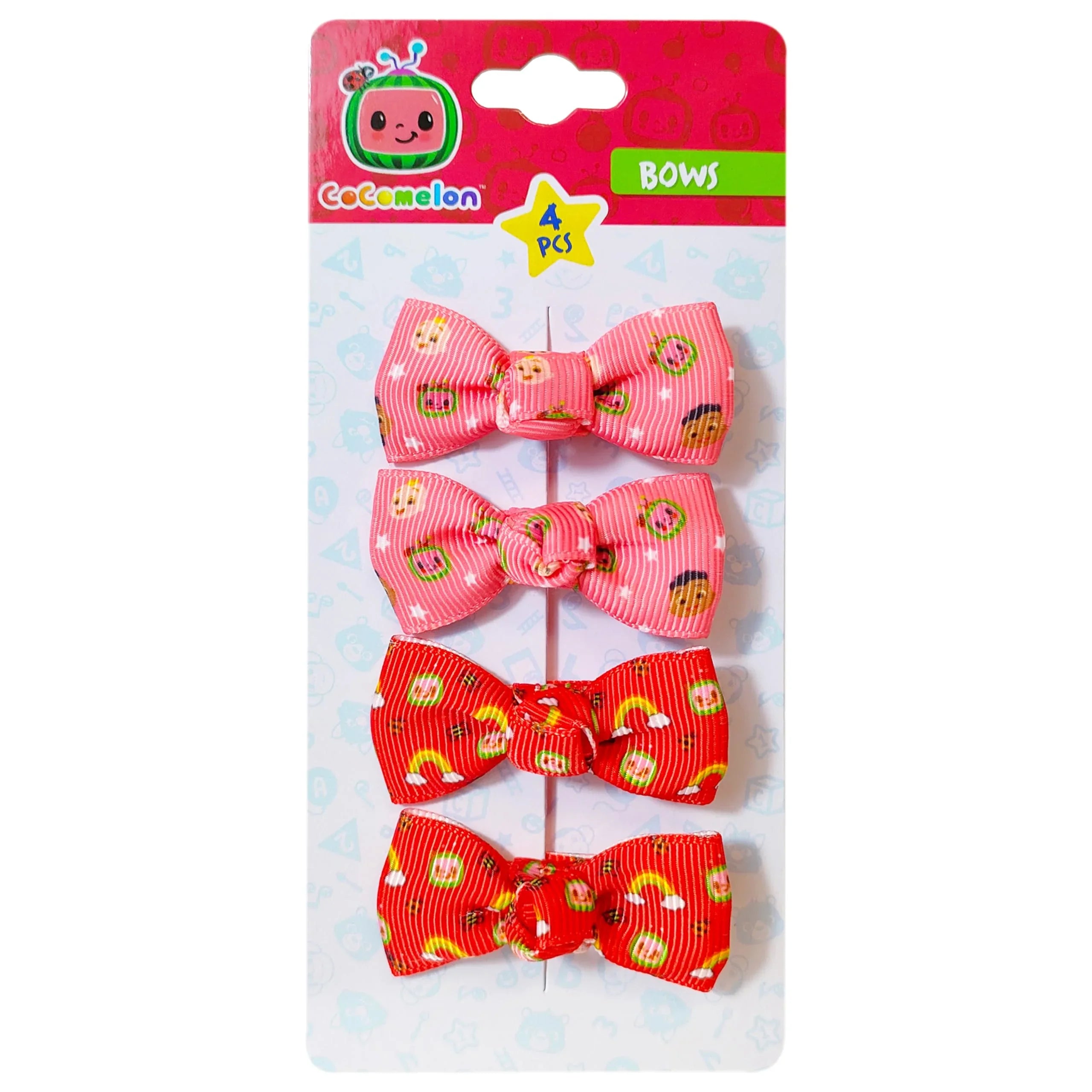 Baby Girl Bows CocoMelon 4 Fully Lined With Soft Fabric Baby...