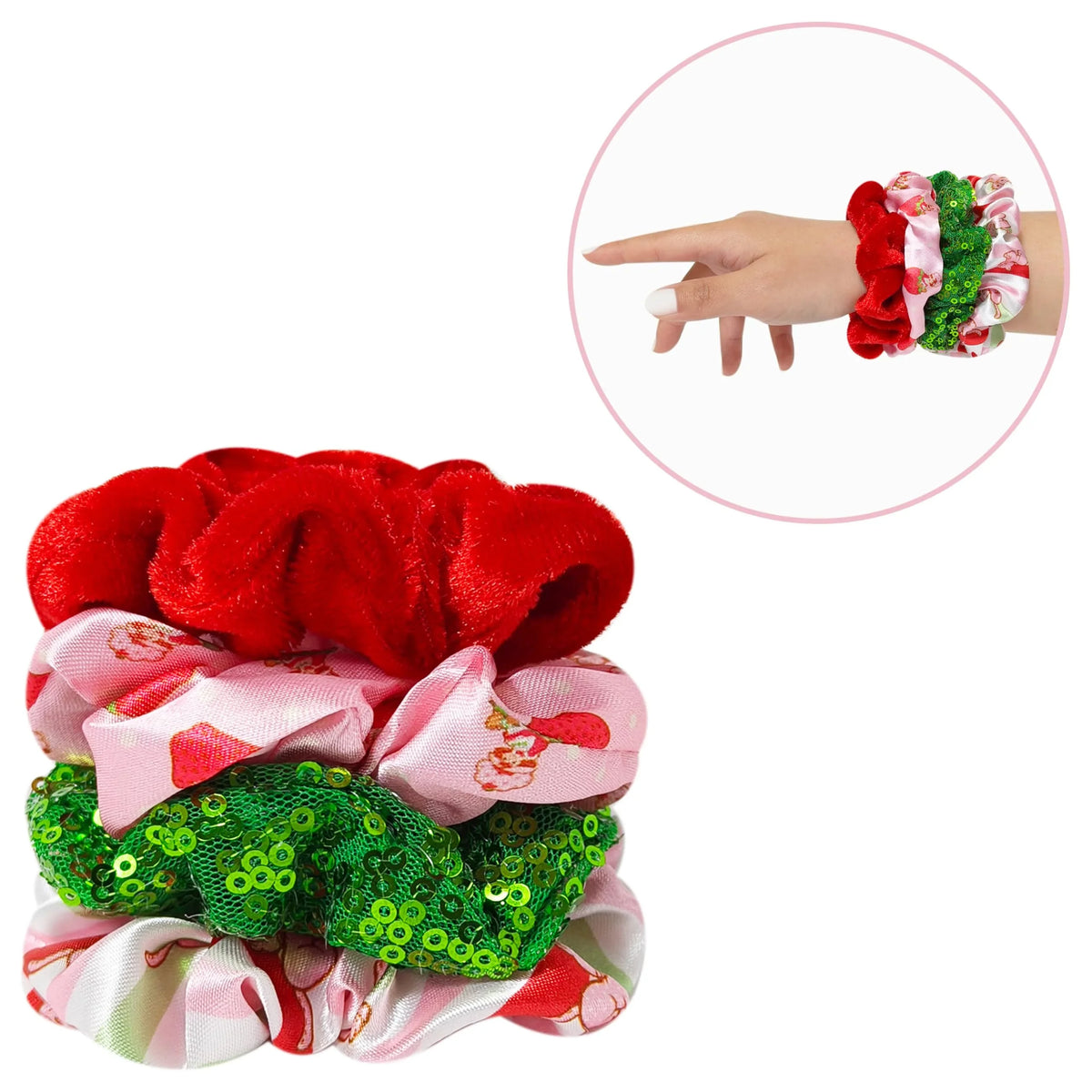 Strawberry Shortcake Hair Accessory Set – 5 Pieces: 1...