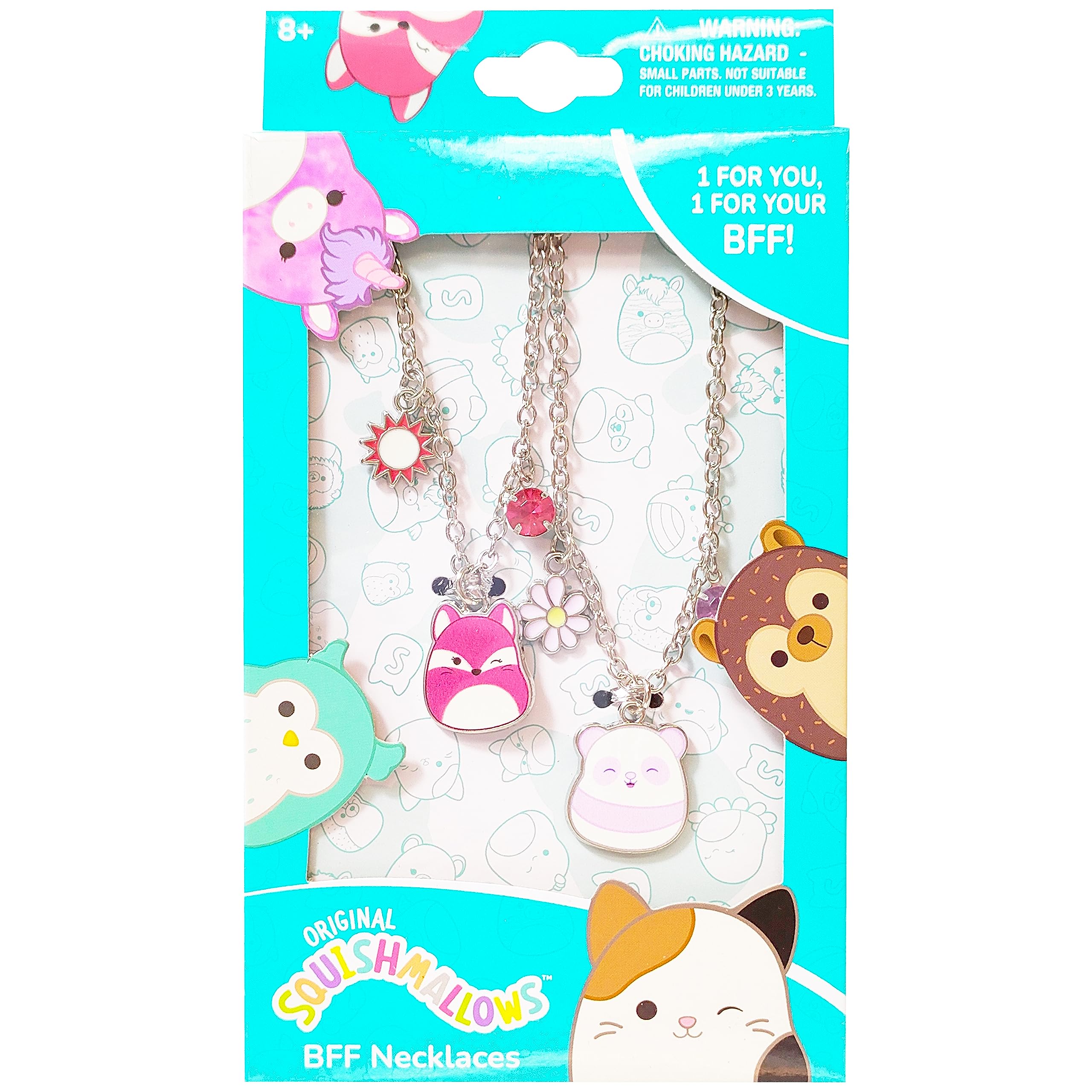 LUV HER Squishmallows Premium BFF Necklaces -Squishmallows Better Girls Jewelry - one Squishmallows for you one for your BFF - Ages 3+ - LuvHer Shop