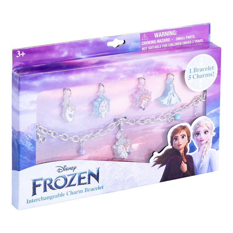 LUV HER Frozen Add A Charm Toy Bracelet and Costume Jewelry Box Set with 1 charm bracelet & 5 interchangeable charms - Ages 3+ - LuvHer Shop