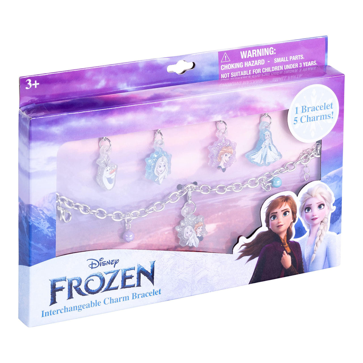 Frozen "Add A Charm" Toy Bracelet and Costume Jewelry Box Set