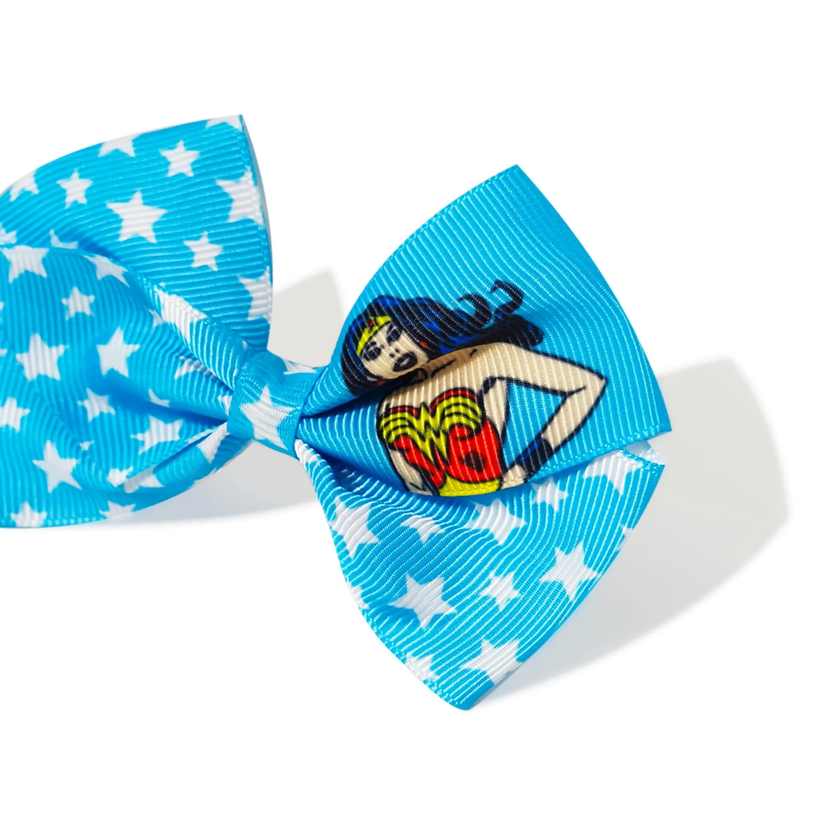 Wonder Women Printed Girls' Hair Bows – 7-Pack 4-Inch Hair...