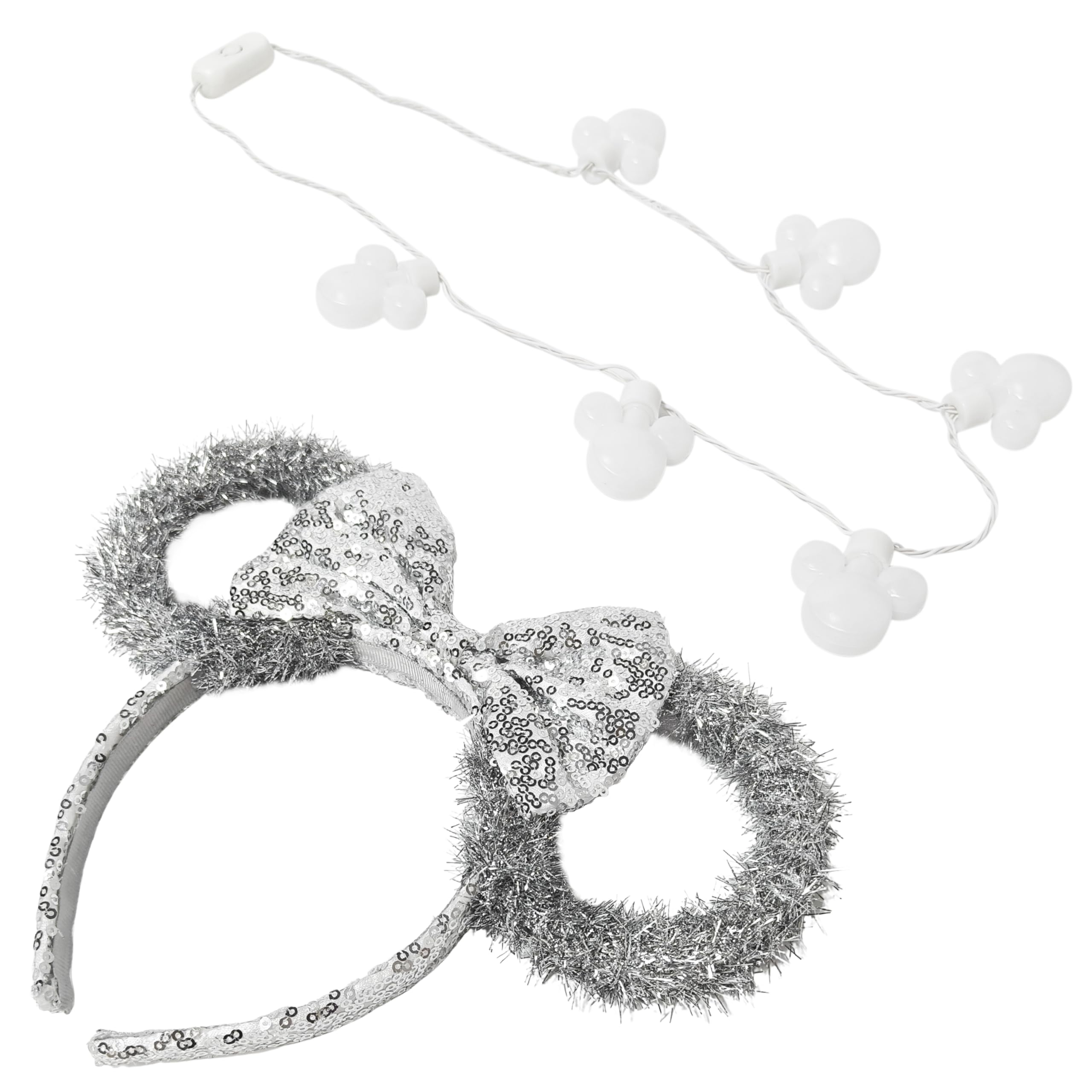 LUV HER Disney Minnie Ears - Colorful Costume Headband for Kids - Birthday Hair Accessory for Theme Park Vacation - Ages 3+