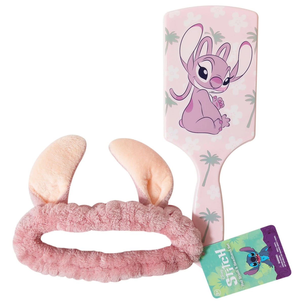 Stitch Hair Brushes & Spa Headband Set