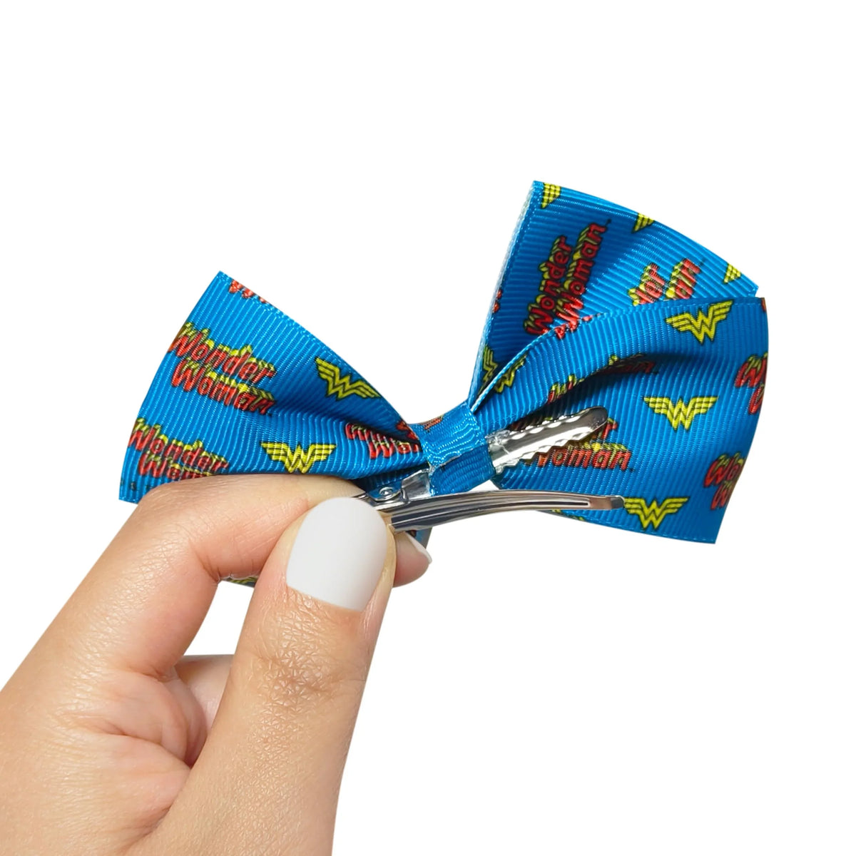 Wonder Women Printed Girls' Hair Bows – 7-Pack 4-Inch Hair...
