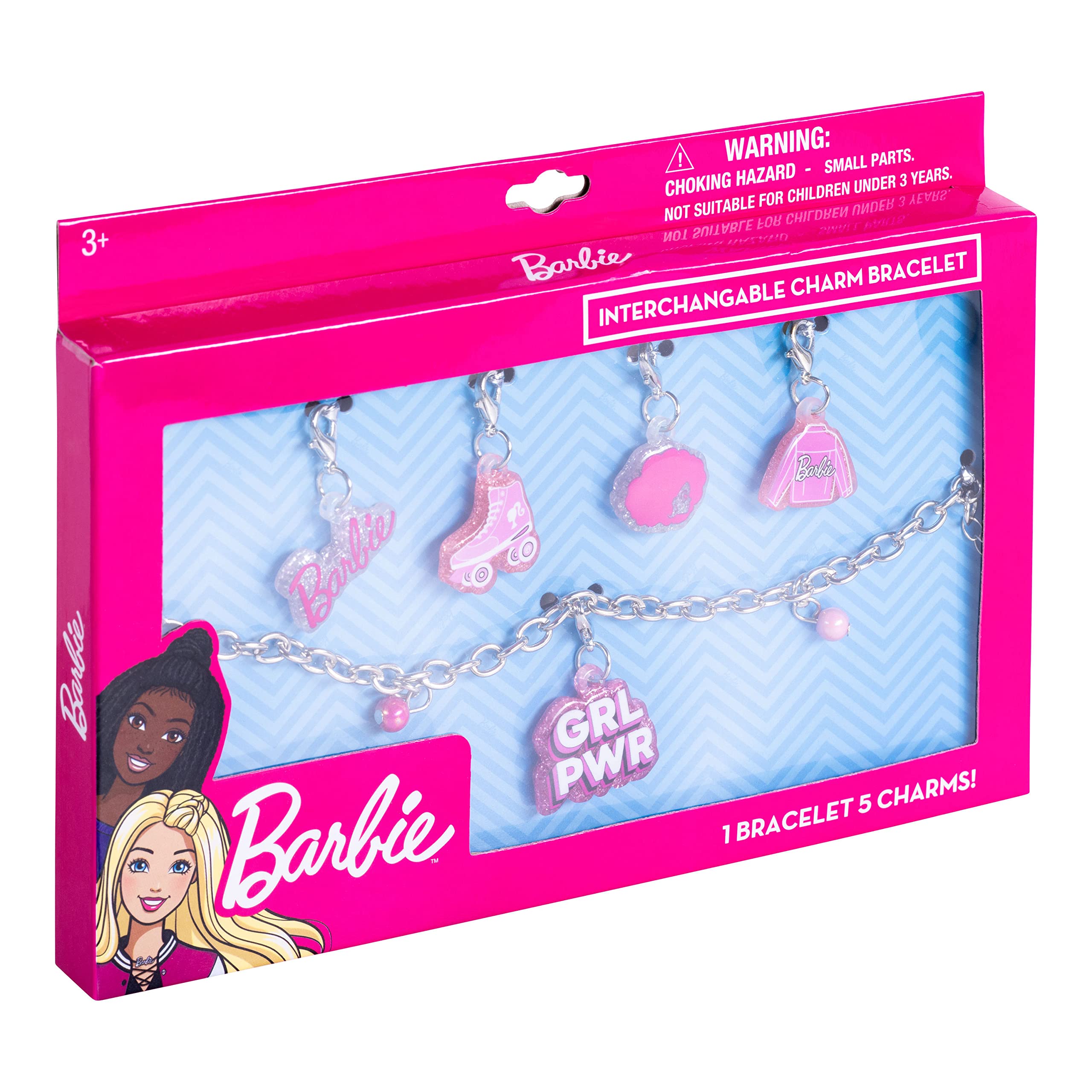 LUV HER Barbie Girls Add A Charm Box Set with 1 charm bracelet & 5 interchangeable charms - Ages 3+ - LuvHer Shop