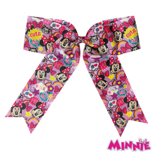 LUV HER Cute Disney Junior Minnie Hair Bows For Girls - One Large Printed Hair Bow Featuring your Favorite Character Minnie - Alligator Clip - Birthday Gift for Girls Ages 3+ - LuvHer Shop