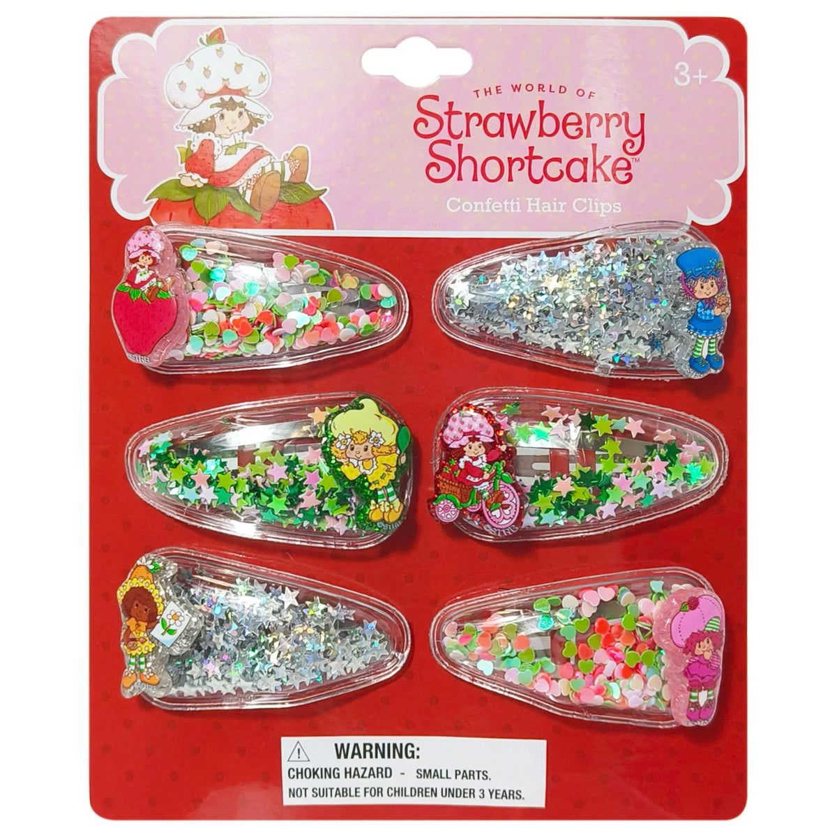 Strawberry Shortcake Hair Accessories for Girls – 6pc Cute...