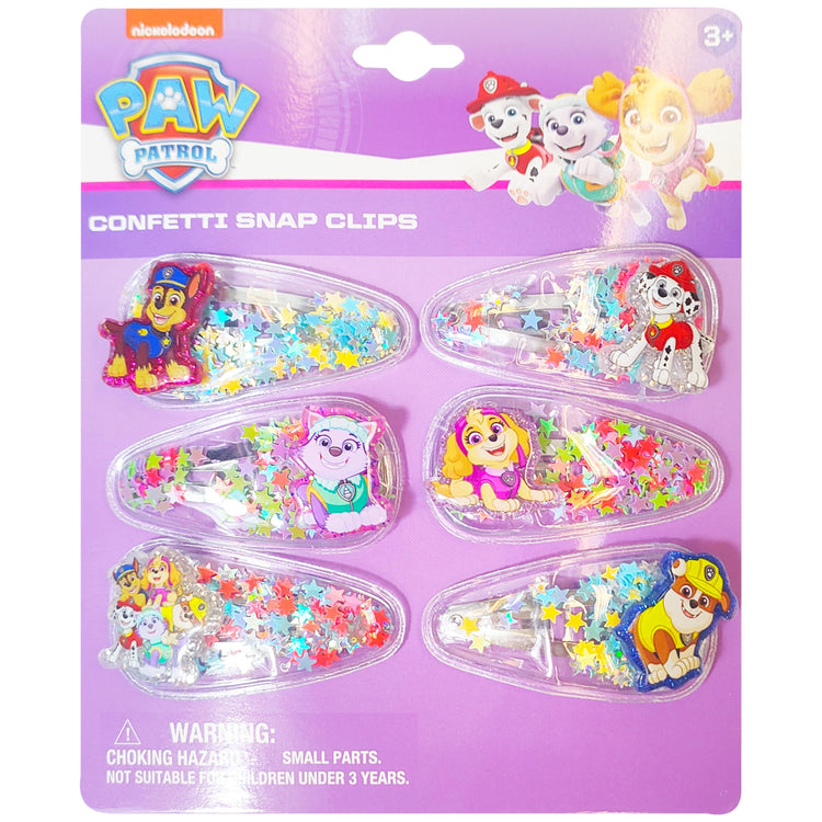 LUV HER 6pc Cute Hair Clips For Girls with Favorite Character Charms, Magical Confetti Hair Clips for Kids, Toddler Hair Accessories, Ages 3+ - LuvHer Shop