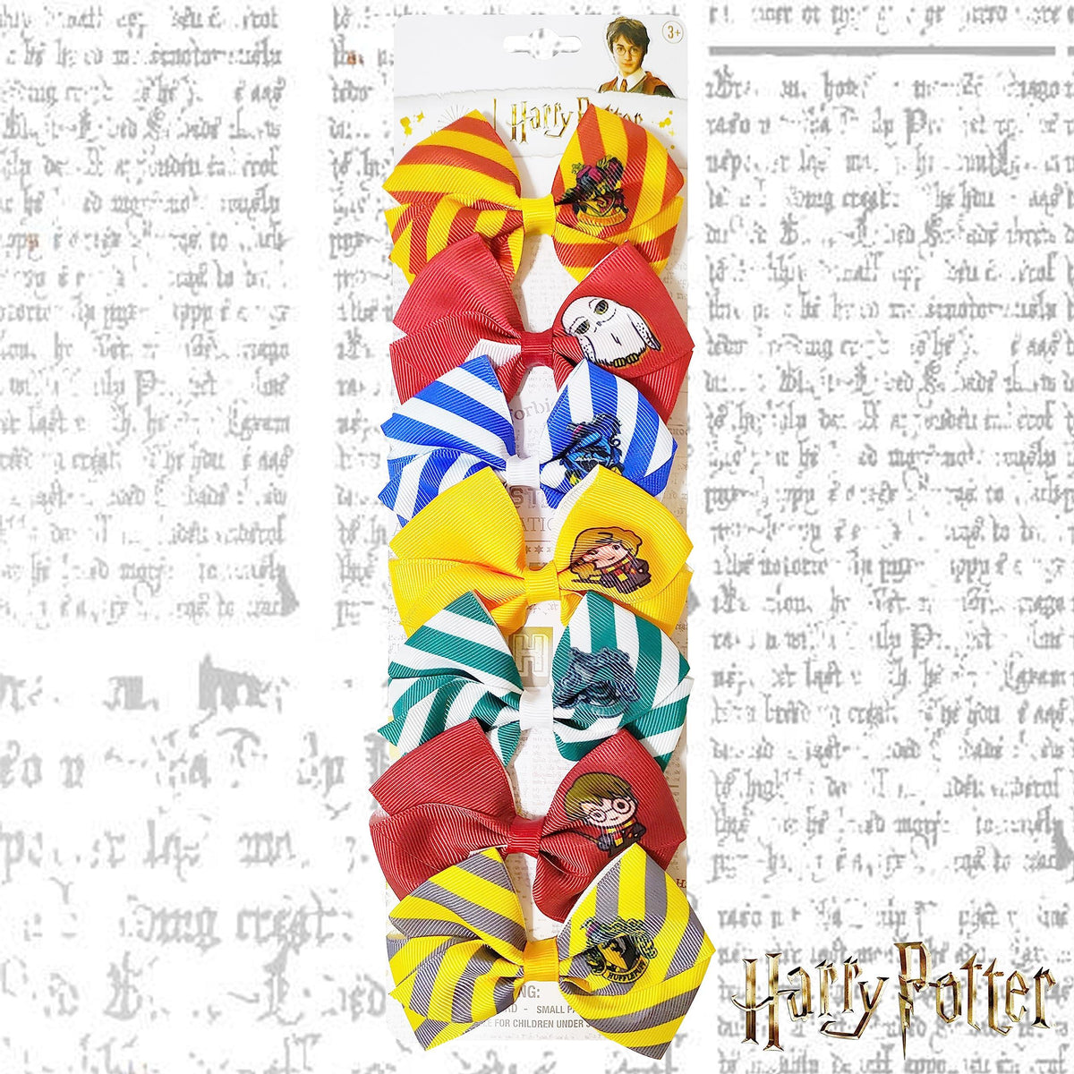 Harry Potter Hair Bows - Hair Accessories Gift Set