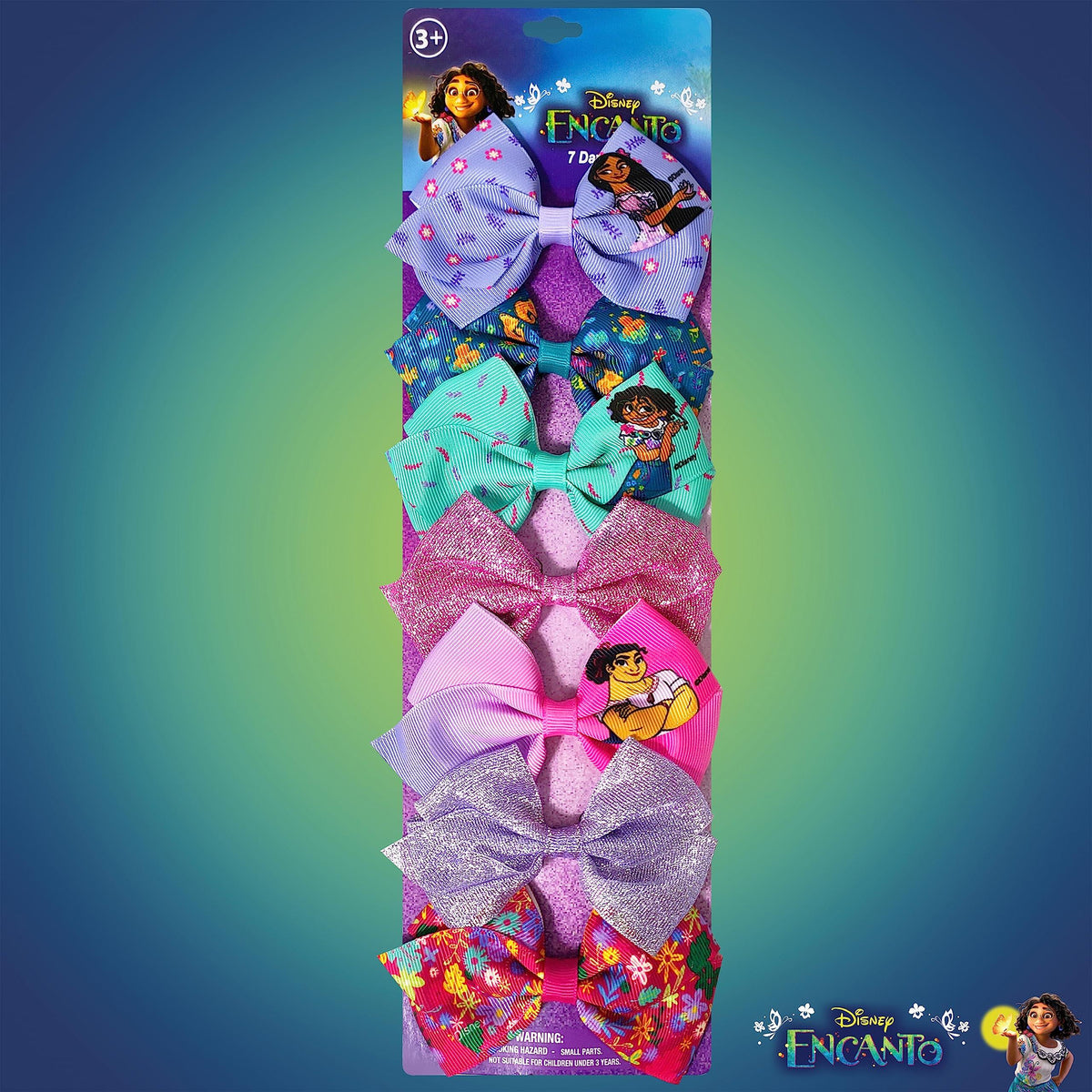 Disney Encanto Hair Bow Bundle - 7 Pack