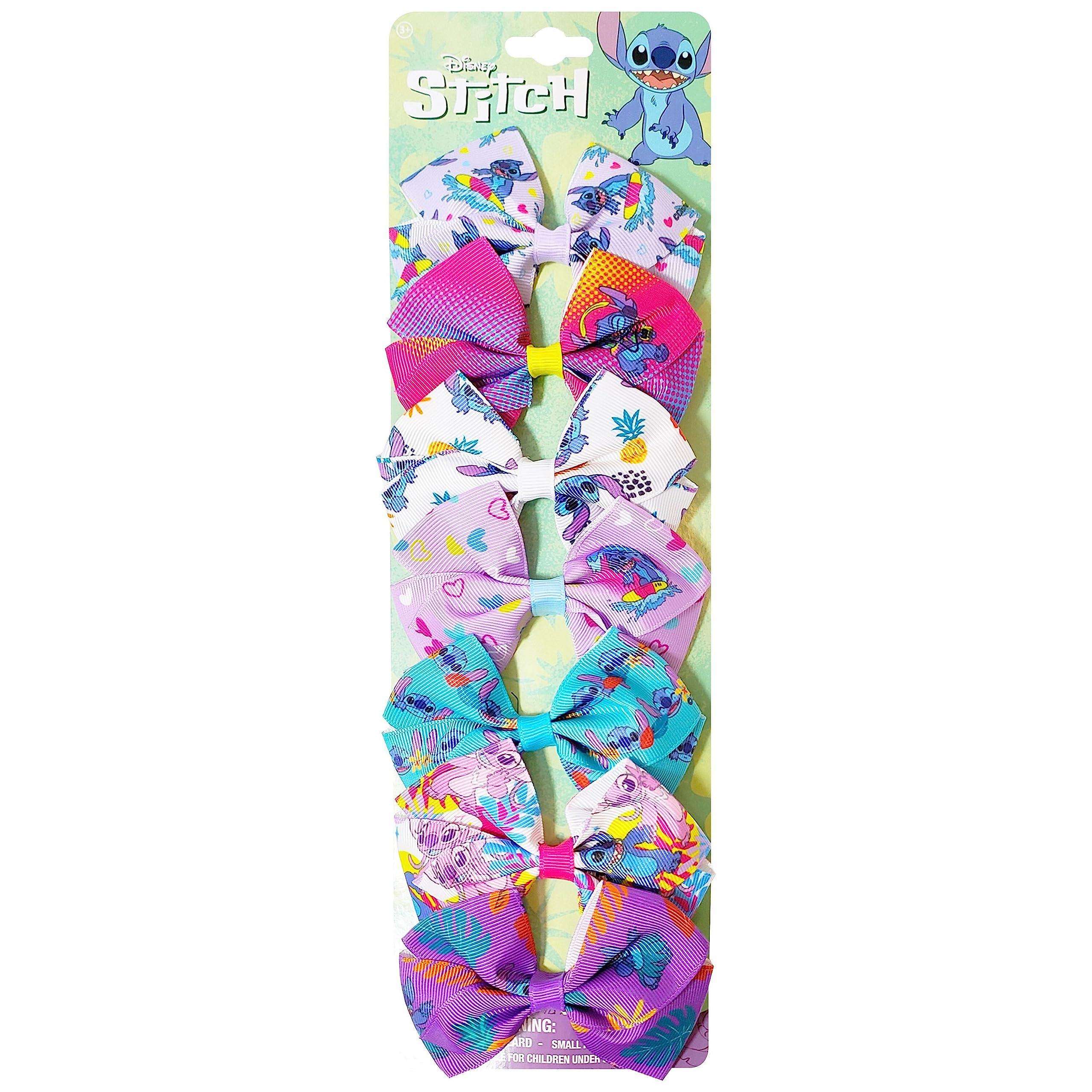 Disney Stitch Hair Bows - Hair Accessories Gift Set